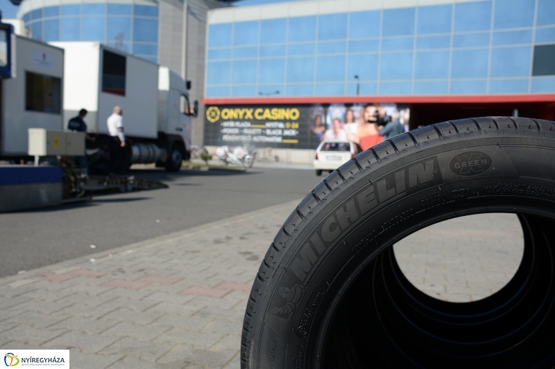 Közlekedésbiztonsági nap a NyírPláza parkolóban