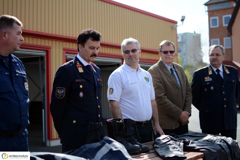 Új felszerelést kapott a Nyíregyházi Tűzoltóság