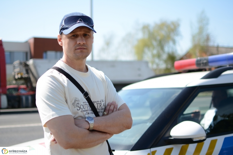 TISPOL ellenőrzés a Nyíregyházi úton