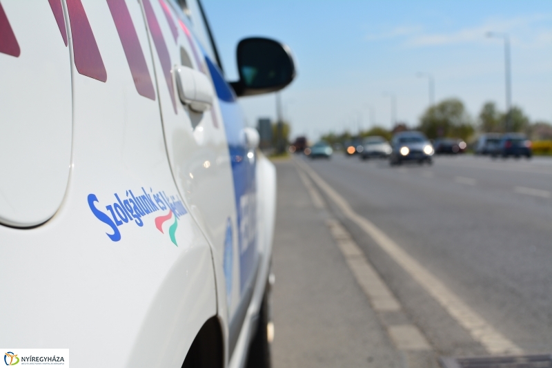 TISPOL ellenőrzés a Nyíregyházi úton