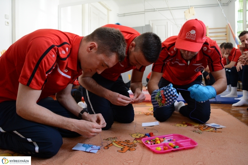 A Csodavár Játszóházba látogatott a Nyíregyházi Spartacus