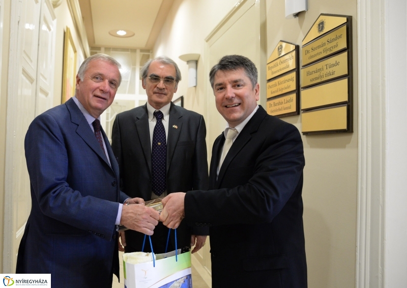 Osztrák nagykövet a Városházán