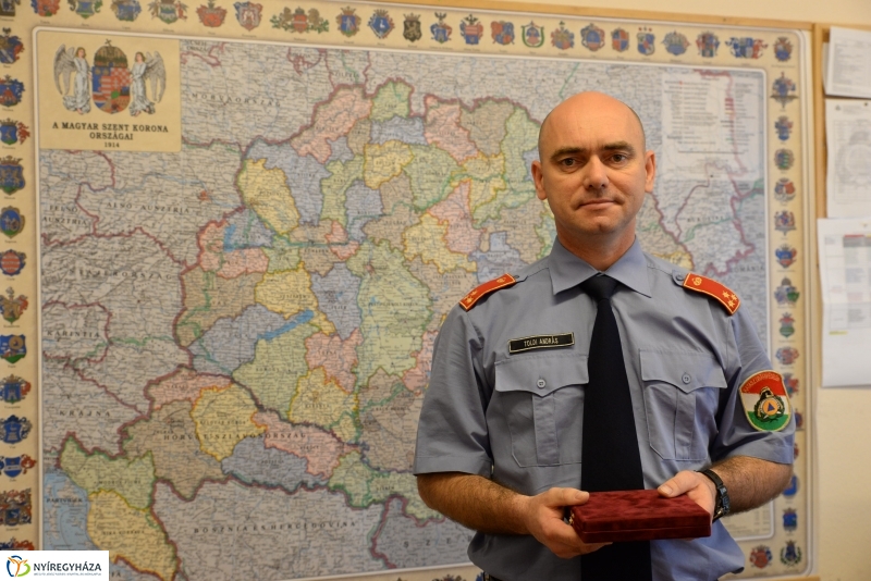 Kitüntetett tűzoltók