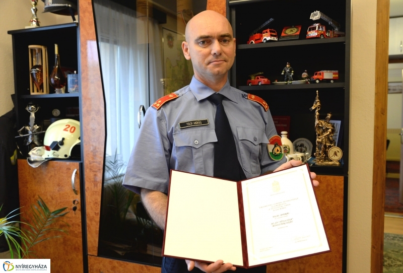 Kitüntetett tűzoltók