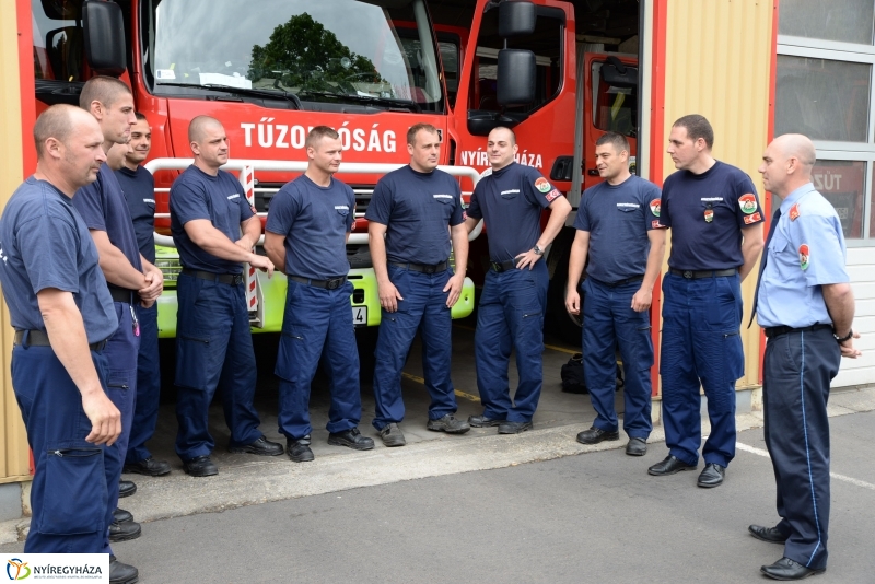 Kitüntetett tűzoltók