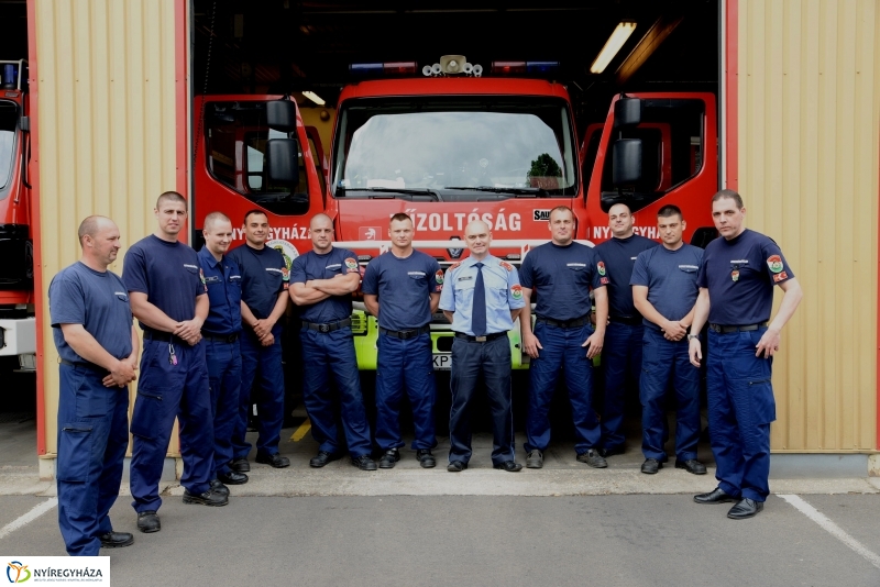 Kitüntetett tűzoltók