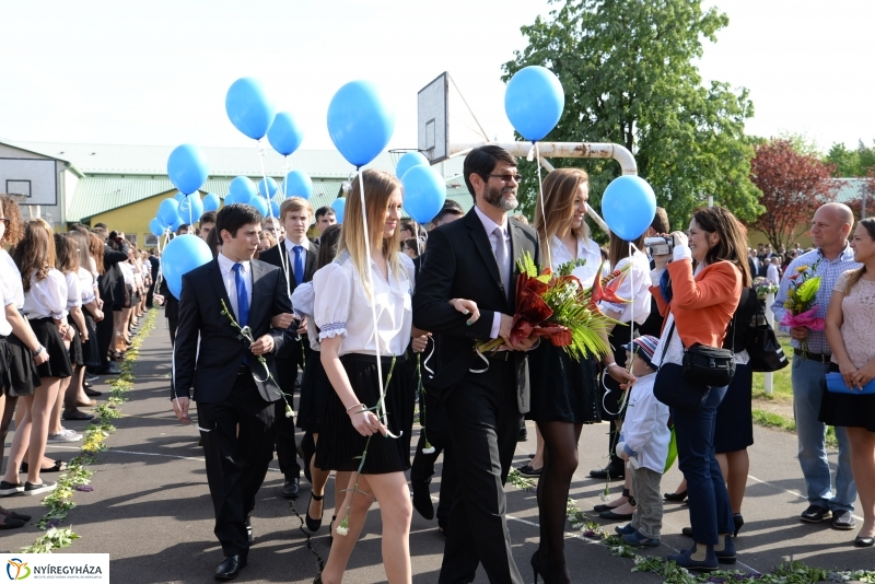 A Krúdy Gyula Gimnázium ballagási ünnepsége