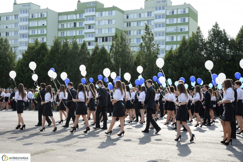 A Krúdy Gyula Gimnázium ballagási ünnepsége