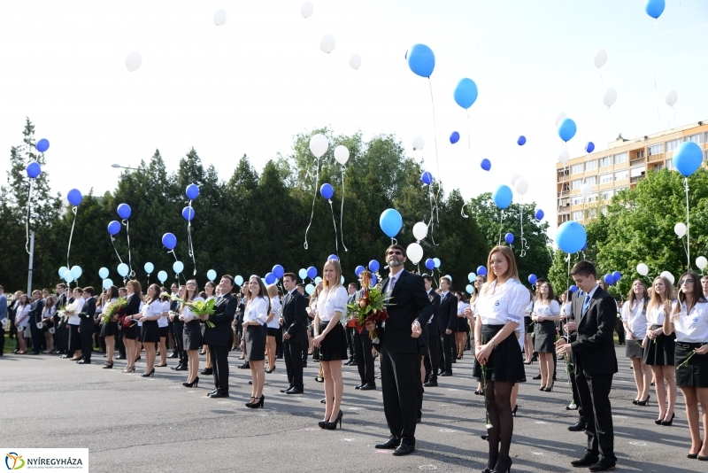 A Krúdy Gyula Gimnázium ballagási ünnepsége