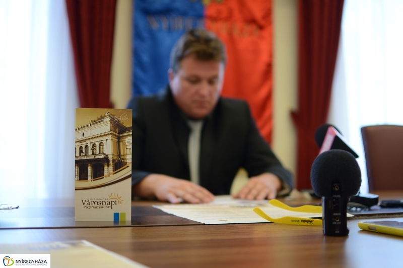 Sajtótájékoztató a Nyíregyházi Városnapokról