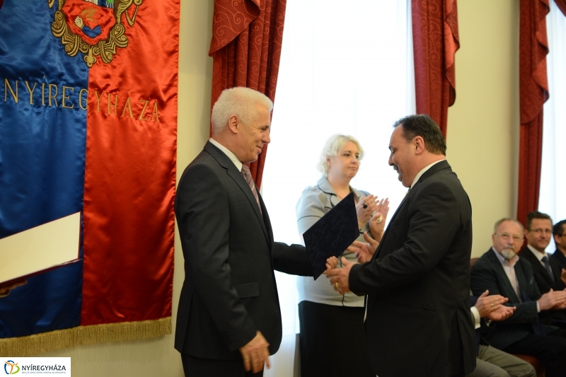 Értéktár díjak átadása a Városházán