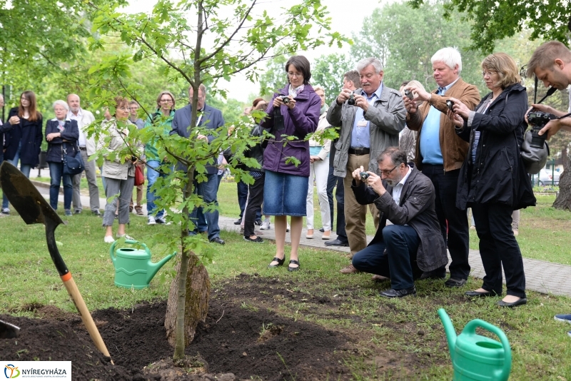 Faültetés a testvérváros képviselőivel
