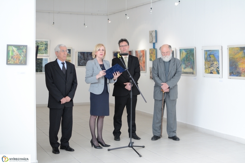 Horváth J. kiállítás megnyitója a Pál Gyula teremben