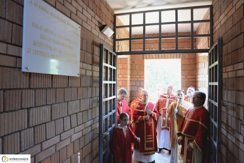 Táblaavatás Pregun Márta emlékére