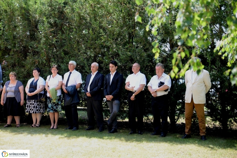 Táblaavatás Pregun Márta emlékére