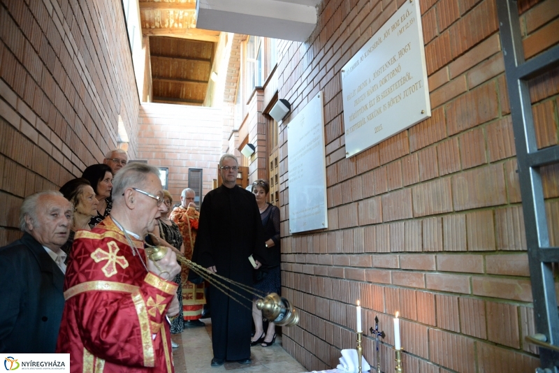 Táblaavatás Pregun Márta emlékére