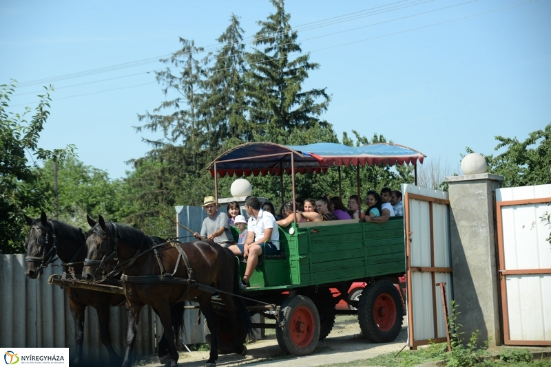 A Bencs László Szakiskola diákjai a Kitáltos Lovastanyán