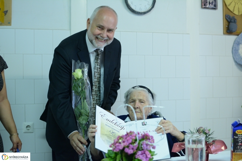 Benkó Andrásné 95. születésnapi köszöntése