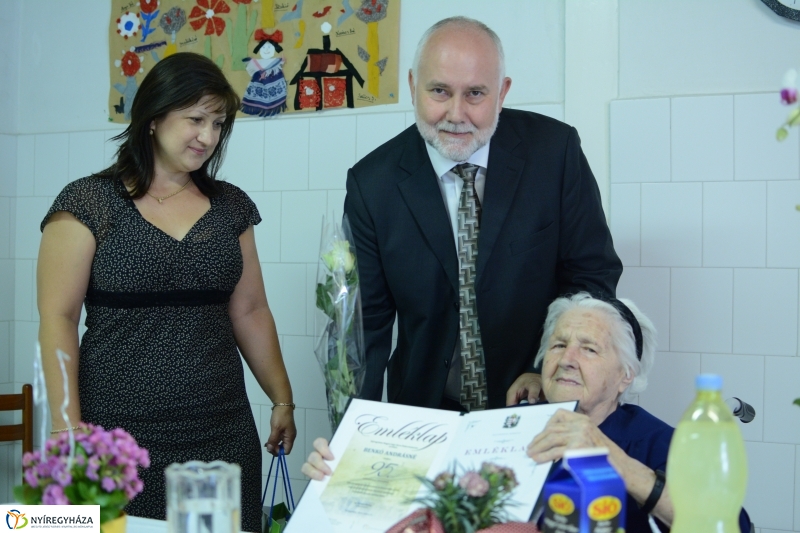 Benkó Andrásné 95. születésnapi köszöntése