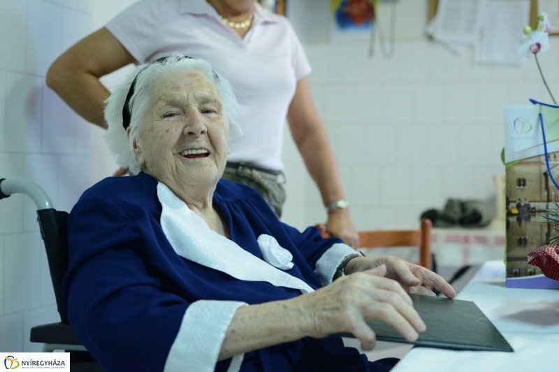 Benkó Andrásné 95. születésnapi köszöntése