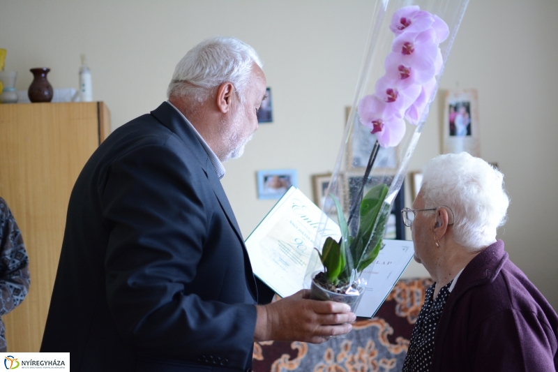 Nagy Zoltán Béláné 90. születésnapi köszöntése