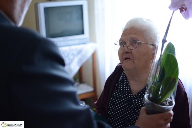 Nagy Zoltán Béláné 90. születésnapi köszöntése