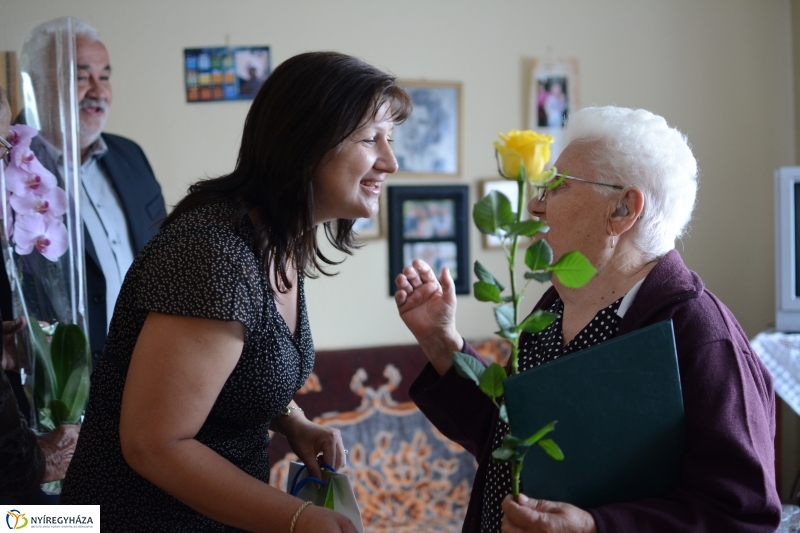 Nagy Zoltán Béláné 90. születésnapi köszöntése