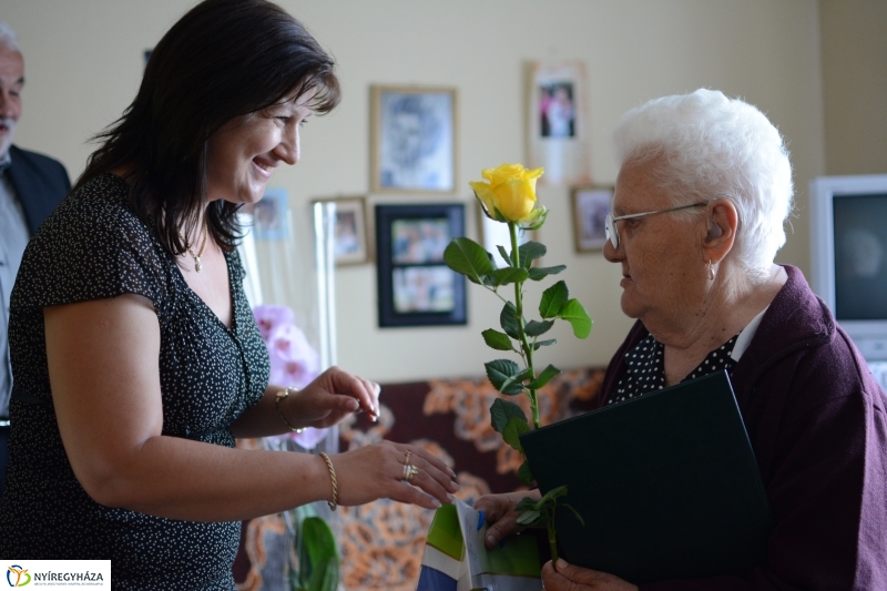 Nagy Zoltán Béláné 90. születésnapi köszöntése