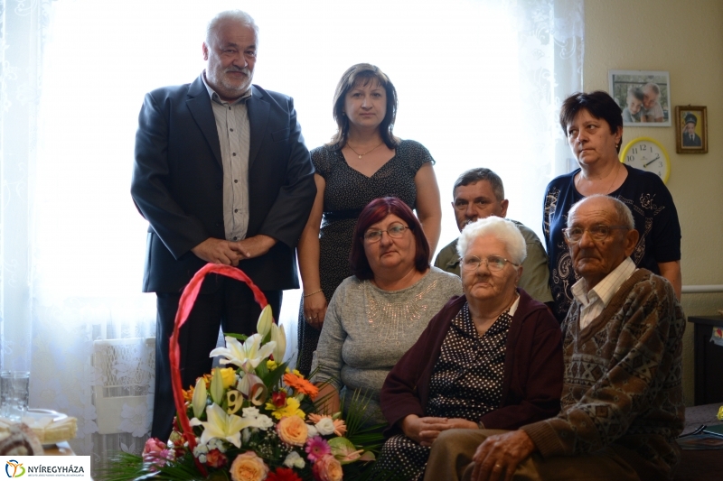 Nagy Zoltán Béláné 90. születésnapi köszöntése