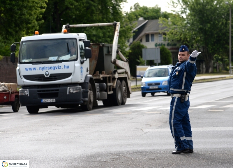 Közlekedésbiztonsági figyelemfelhívó akció