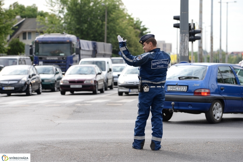 Közlekedésbiztonsági figyelemfelhívó akció