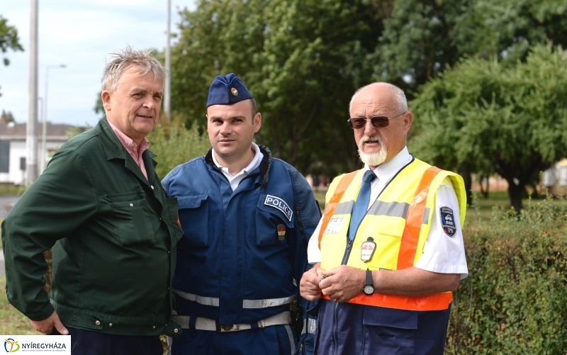 Közlekedésbiztonsági figyelemfelhívó akció