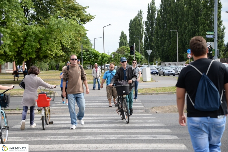 Közlekedésbiztonsági figyelemfelhívó akció