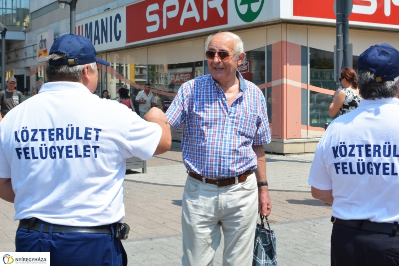 Vízosztás a belvárosban