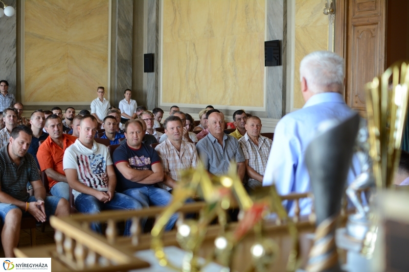 Városi Kispályás Bajnokság Díjátadó a Városházán