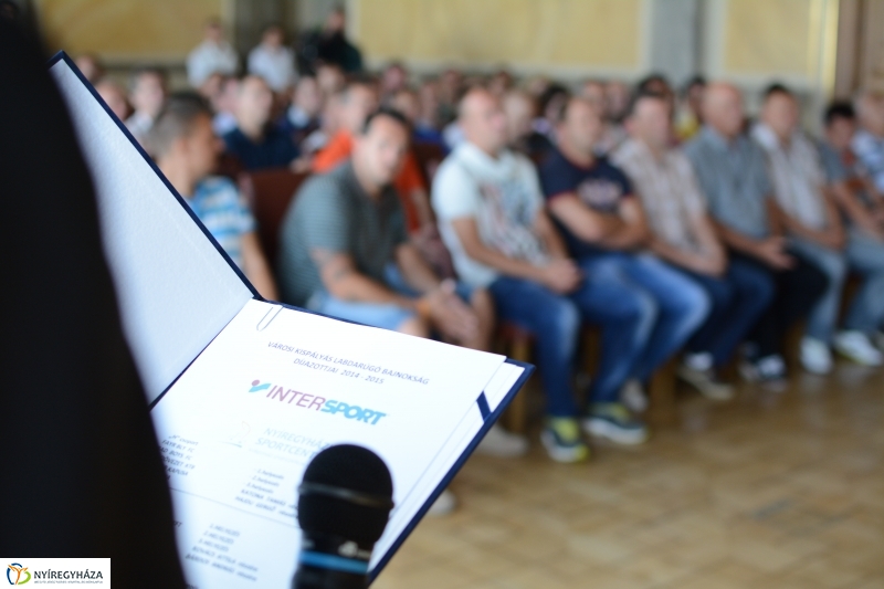 Városi Kispályás Bajnokság Díjátadó a Városházán