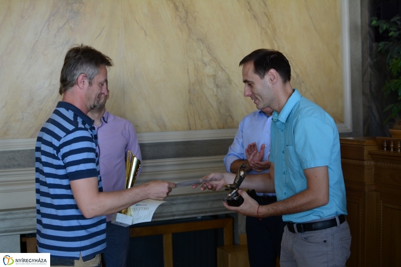 Városi Kispályás Bajnokság Díjátadó a Városházán