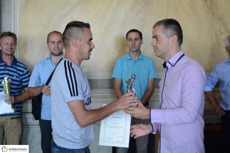Városi Kispályás Bajnokság Díjátadó a Városházán