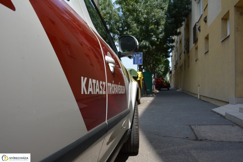 Tűzeset a Petőfi utcán