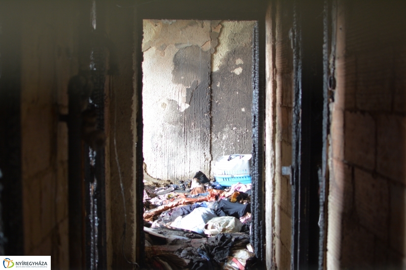 Tűzeset a Petőfi utcán