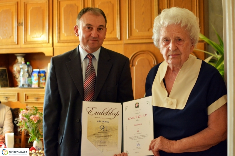 Gál Ibolya 90. születésnapi köszöntése
