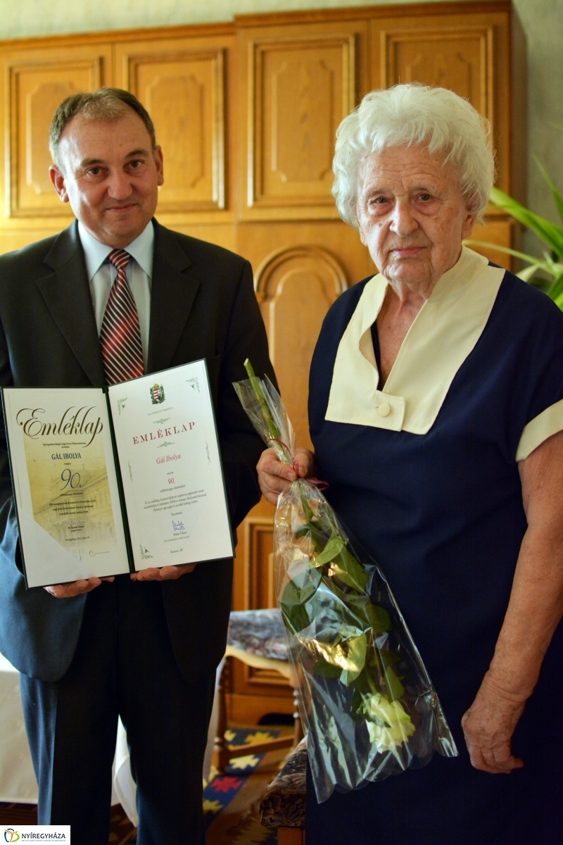 Gál Ibolya 90. születésnapi köszöntése