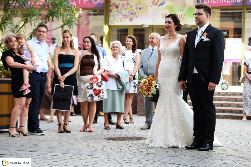 Tévés lagzi a belvárosban