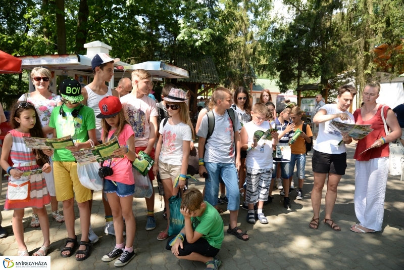 Ukrán gyerekek az Állatparkban