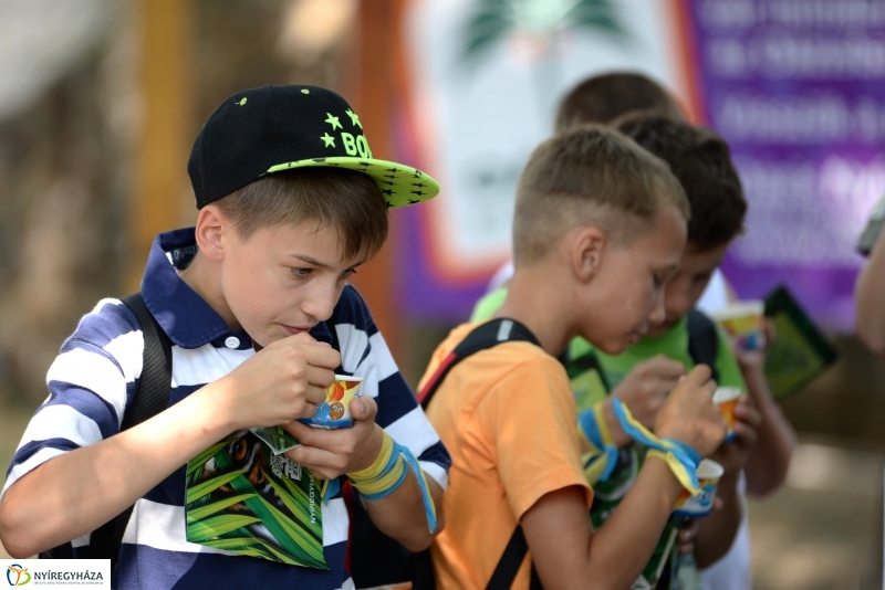 Ukrán gyerekek az Állatparkban