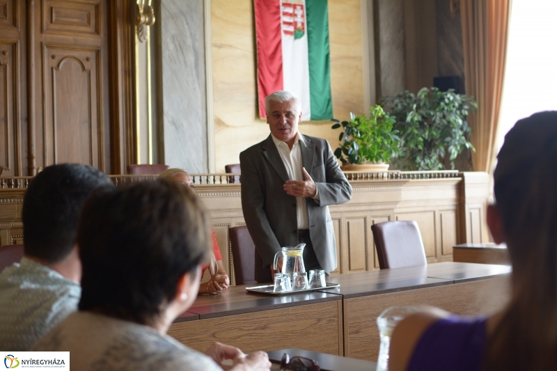 Free Dance delegáció a városházán