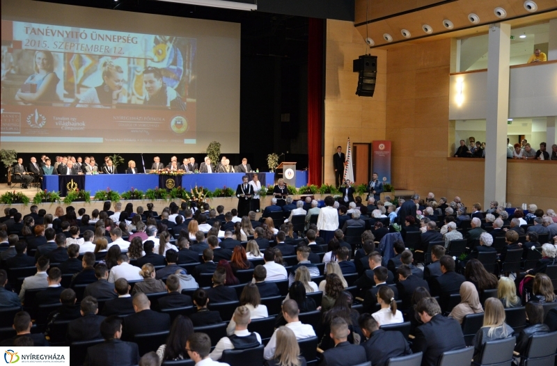 Tanévnyitó ünnepség a Nyíregyházi Főiskolán