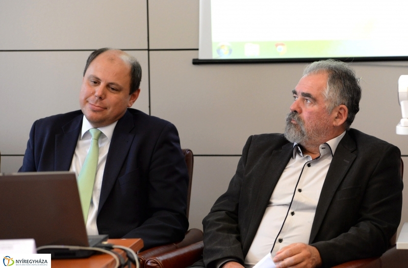 Szennyvízberuházási projektnyitó a Nyíregyházi Főiskolán