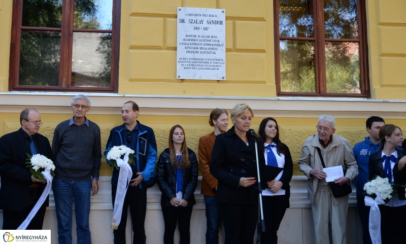 Szalay Sándor emlékünnepség a Kossuth Lajos Gimnáziumban