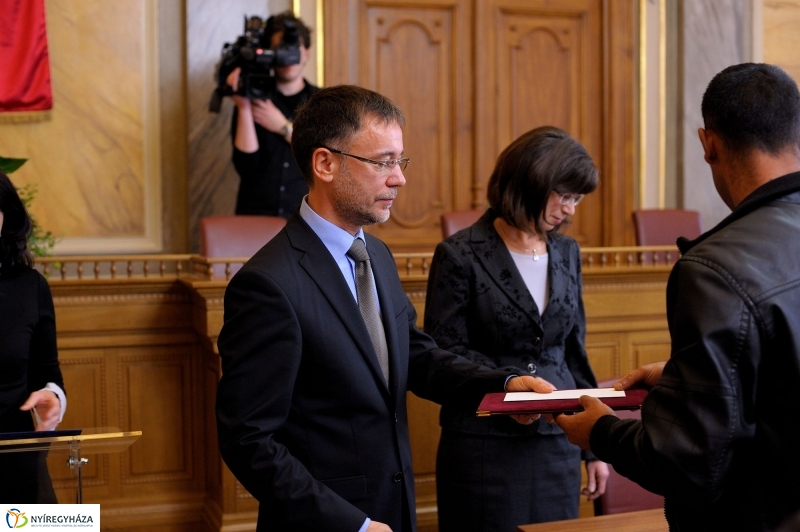 Ezüstlelet a városházán